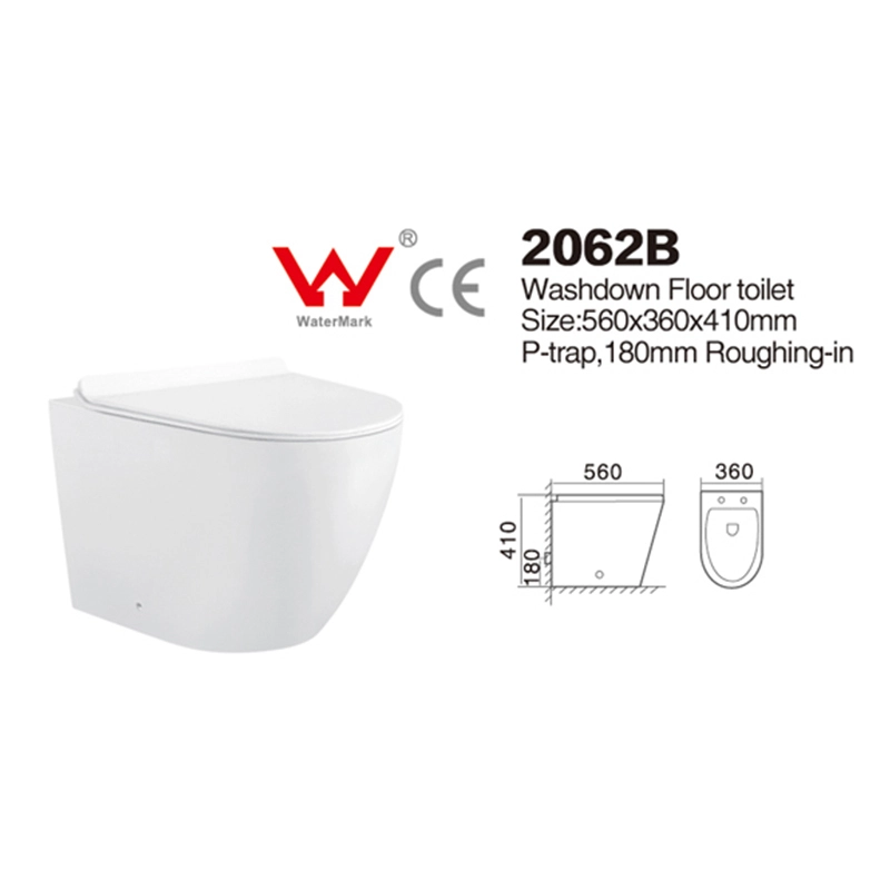 2062B | AU Certified Toilets | Washdown Floor-mounted 1