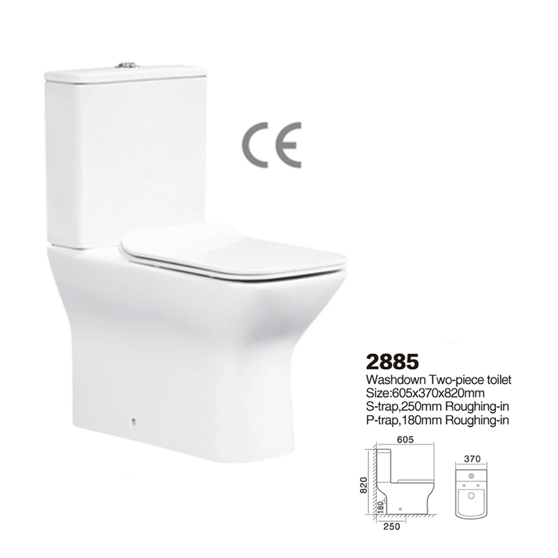 2885 | CE Certified Toilets | Washdown Two-piece 1