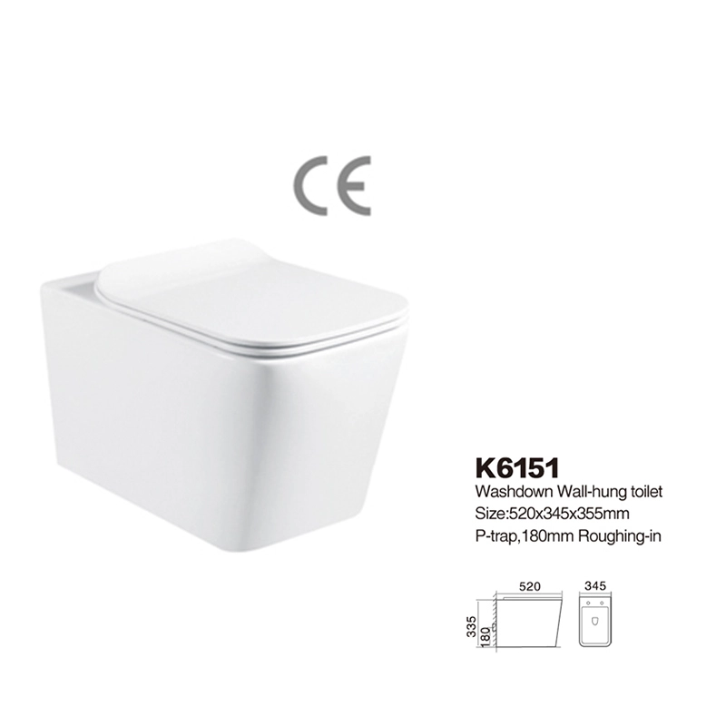 K6151 | CE Certified Toilets | Washdown Wall-hung 1