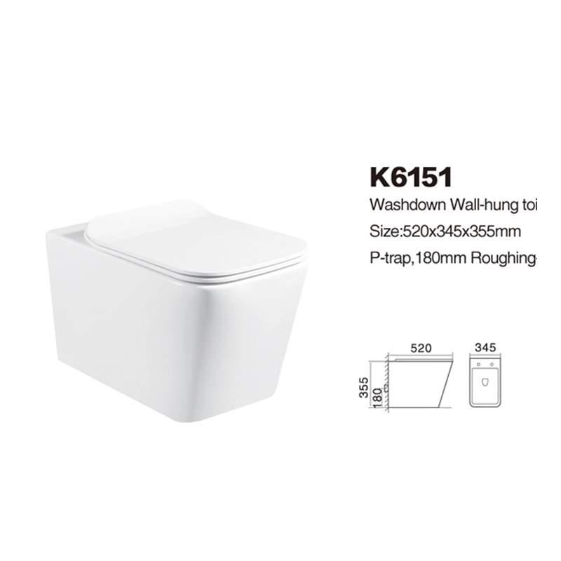 K6151 | Wall-hung Toilets | Washdown Toilets 1