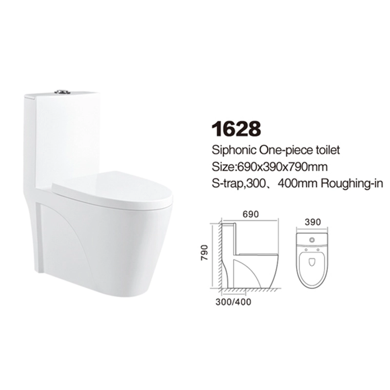 1628 | Promotional toilet | Siphonic One-piece 1