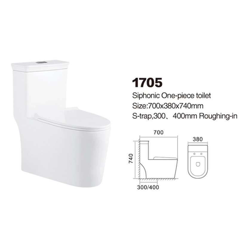 1705 | Promotional toilet | Siphonic One-piece 1
