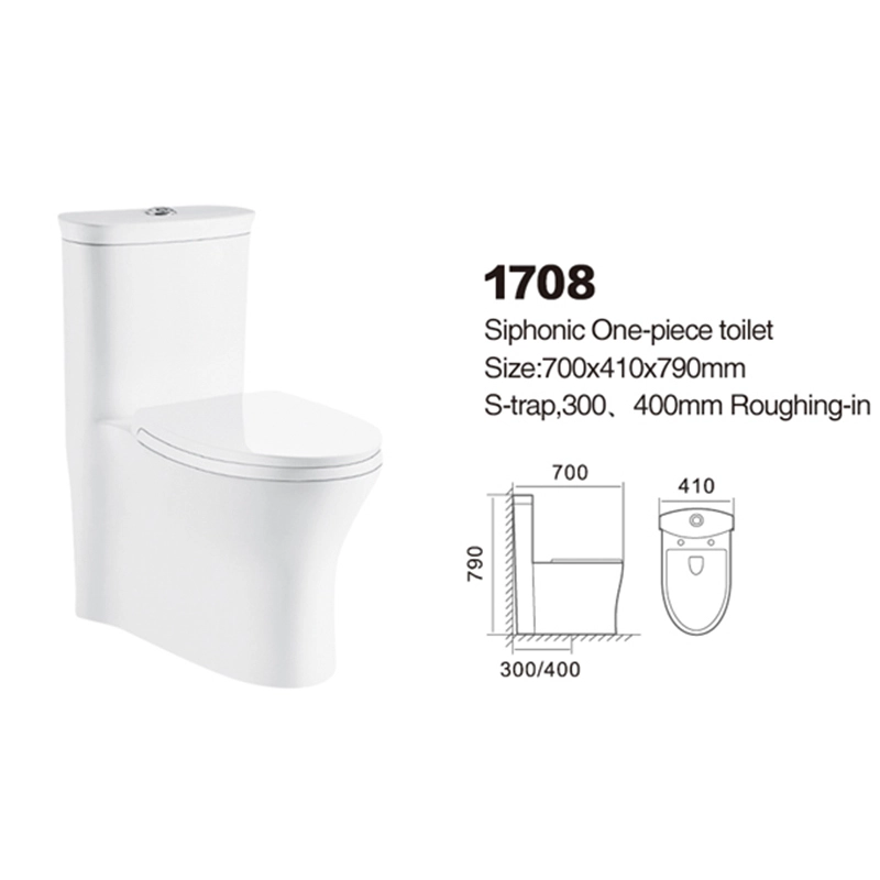 1708 | Promotional toilet | Siphonic One-piece 1