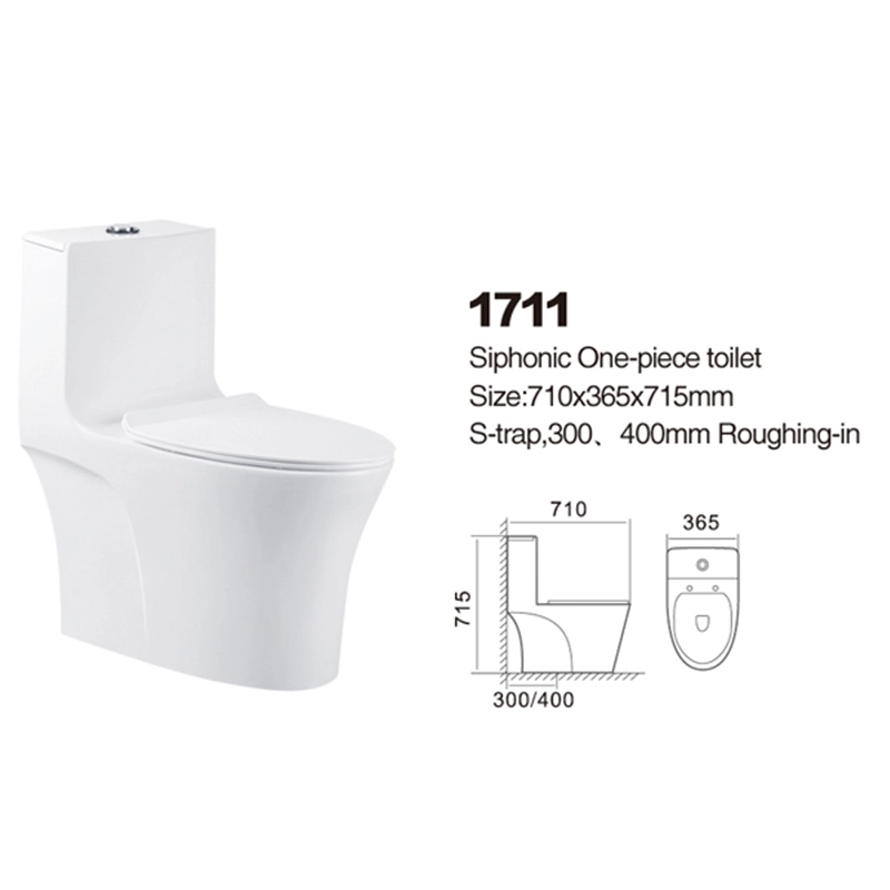 1711 | Promotional toilet | Siphonic One-piece 1
