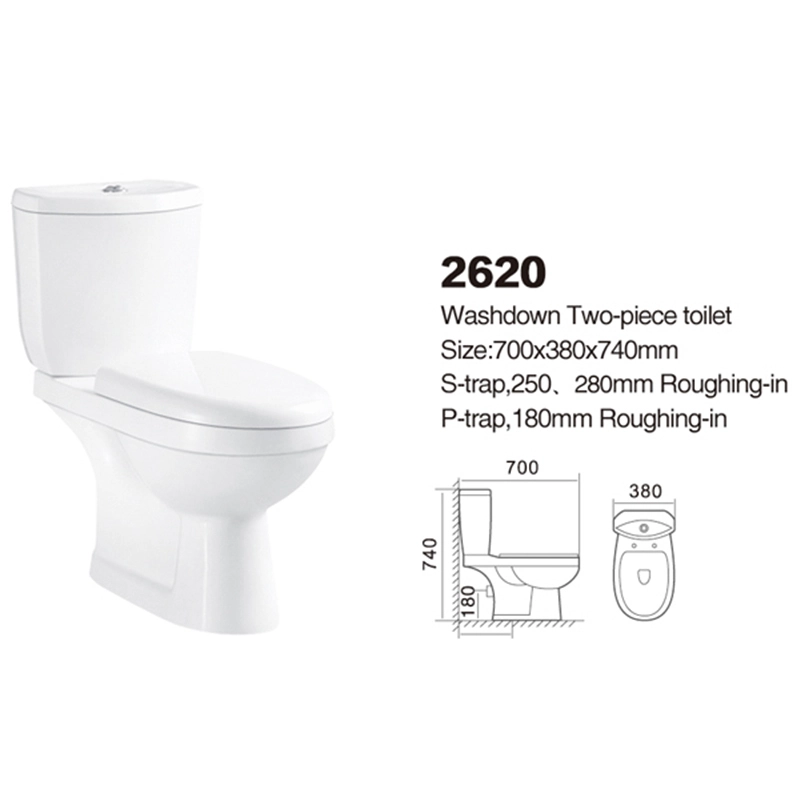 2620 | Promotional toilet | WashdownTwo-piece 1