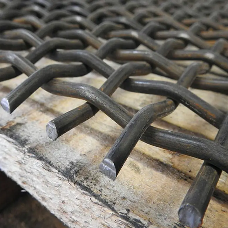 Manganese Steel Woven Wire Mesh For Quarry And Crusher Screen 1