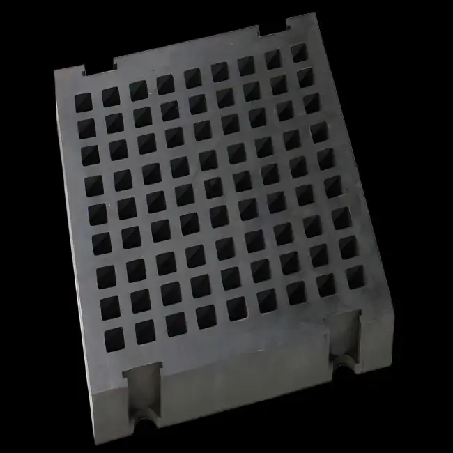 Panel de malla de caucho de apertura cuadrada de 120 mm (305 × 610 mm) para minería gruesa 1