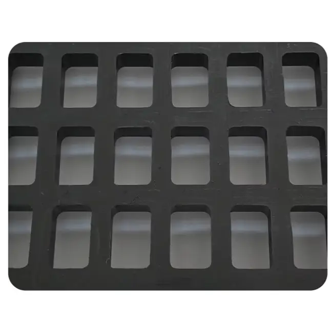 305×610mm Rubber Screen Panel 60 Shore Hardness Bolt Installation Anti-Wear for Aggregate Screening 1