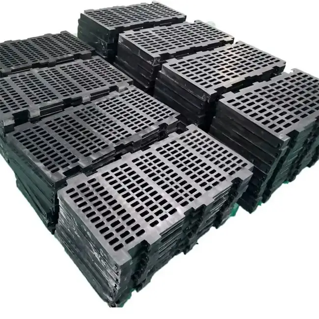 Крепежные элементы HUATAO толщиной 60 мм для установки резиновых панелей с квадратными отверстиями 305×305 мм для золотодобычи 1