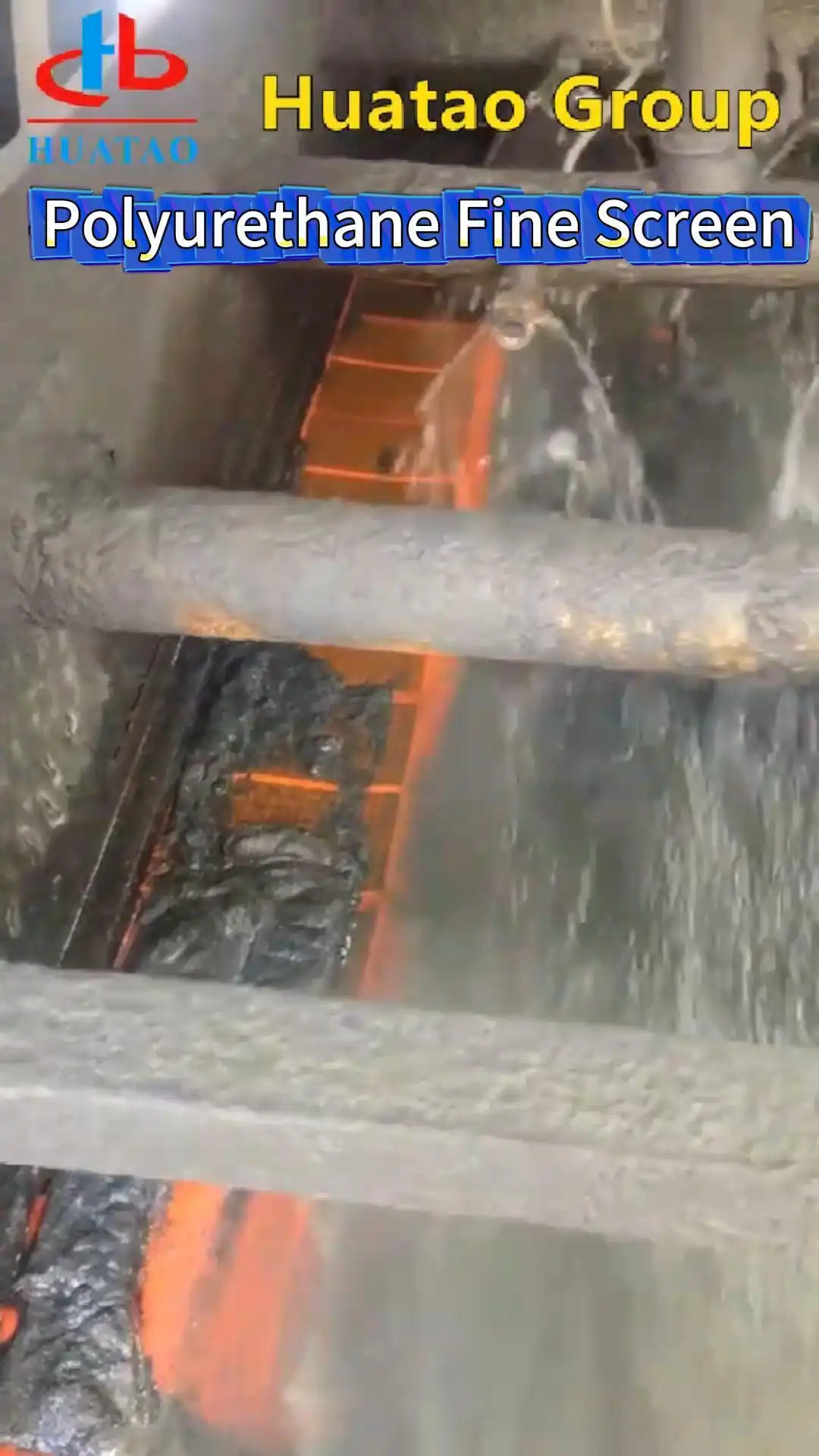 1040x700mm size Polyurethane Vibrating fine Screen Panel  With Aperture 0.12mm For Mining 1