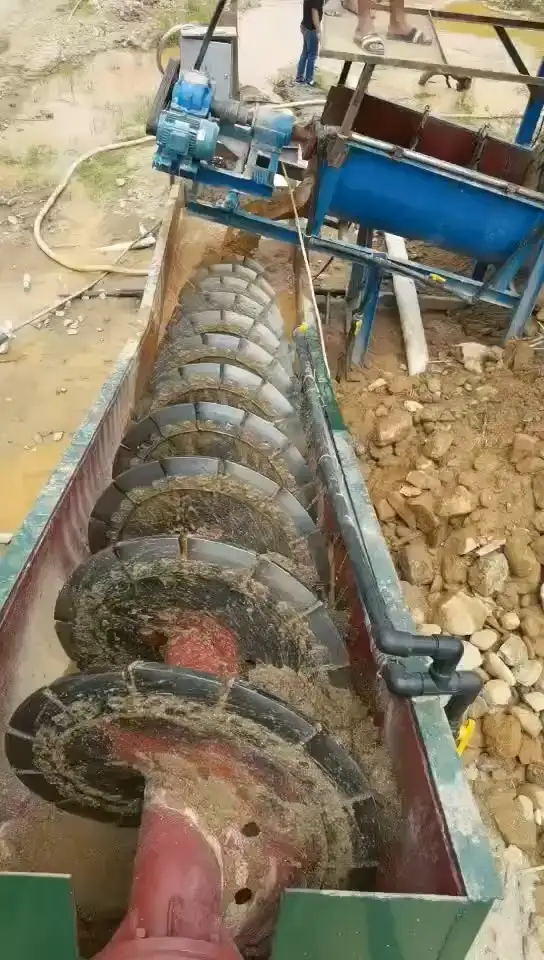 PU Blade Spiral Classifier Durable Material For Continuous Sand Washing Operation 1