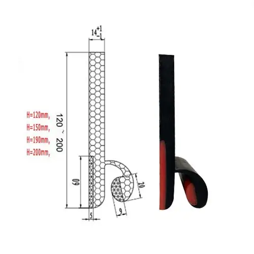 PU Conveyor Belt Side Skirt for Aggregate Handling 1