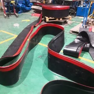 Tira de sellado de uretano para cintas transportadoras, alta resistencia al desgarro, uso en cintas transportadoras mineras. 1