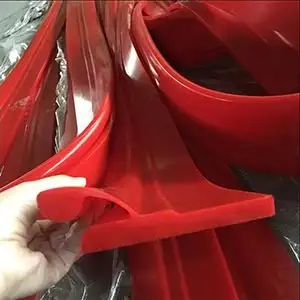 Faldón de PU para cinta transportadora, 12 mm de espesor, larga vida útil, sistema de transporte de carbón. 1
