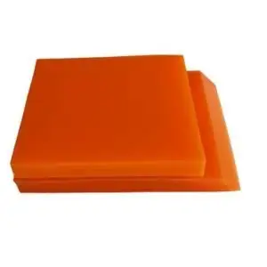Faldón de cinta transportadora de PU, resistente a la abrasión, dureza 95 Shore A, para sistema de transporte de mineral de hierro. 1