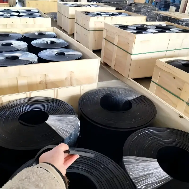 Tira de protección de poliuretano para cintas transportadoras, sello antipolvo de alta resistencia para cintas transportadoras de áridos. 1