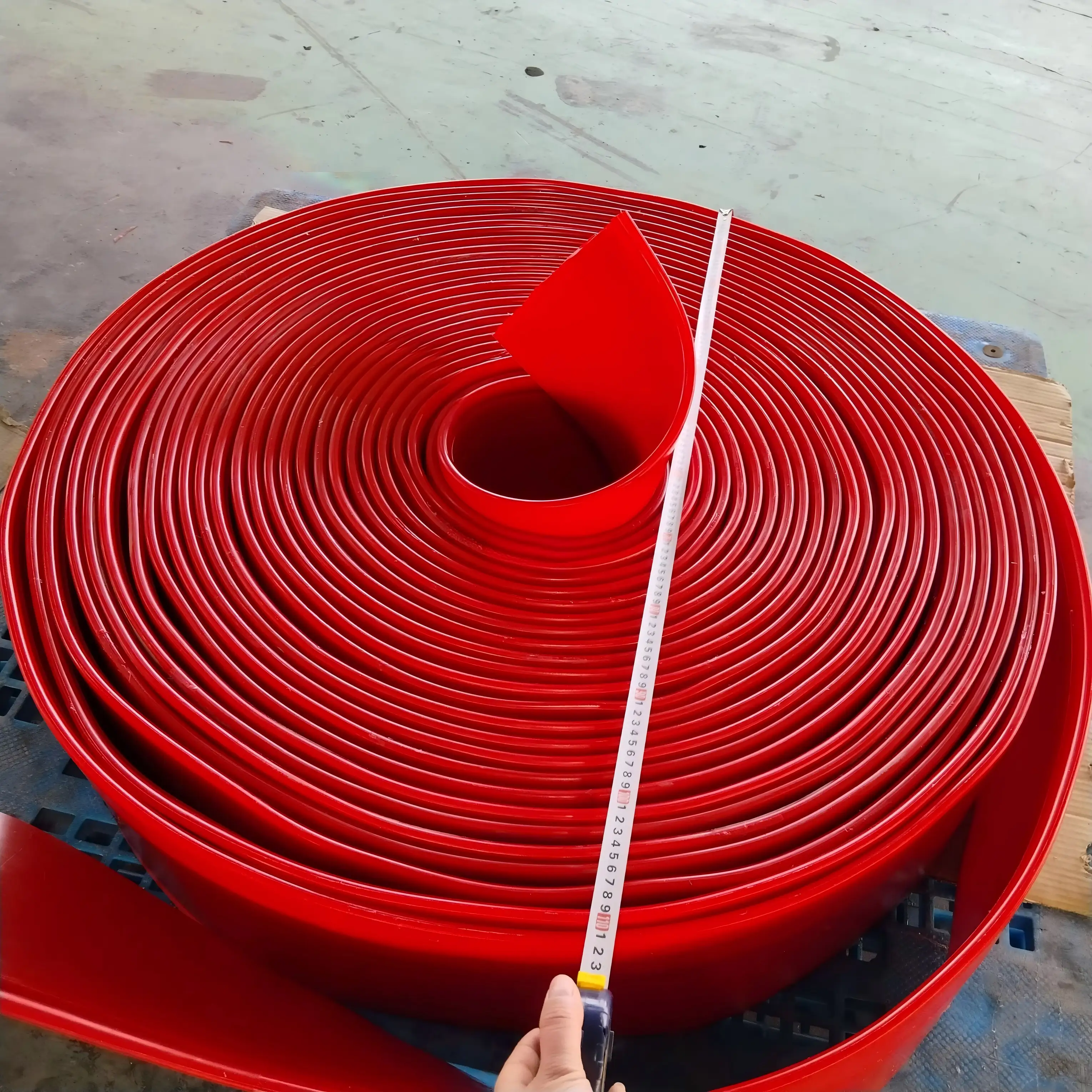 Conveyor Belt Polyurethane Skirting 20mm Thick Dust Suppression Conveyor Accessories 1