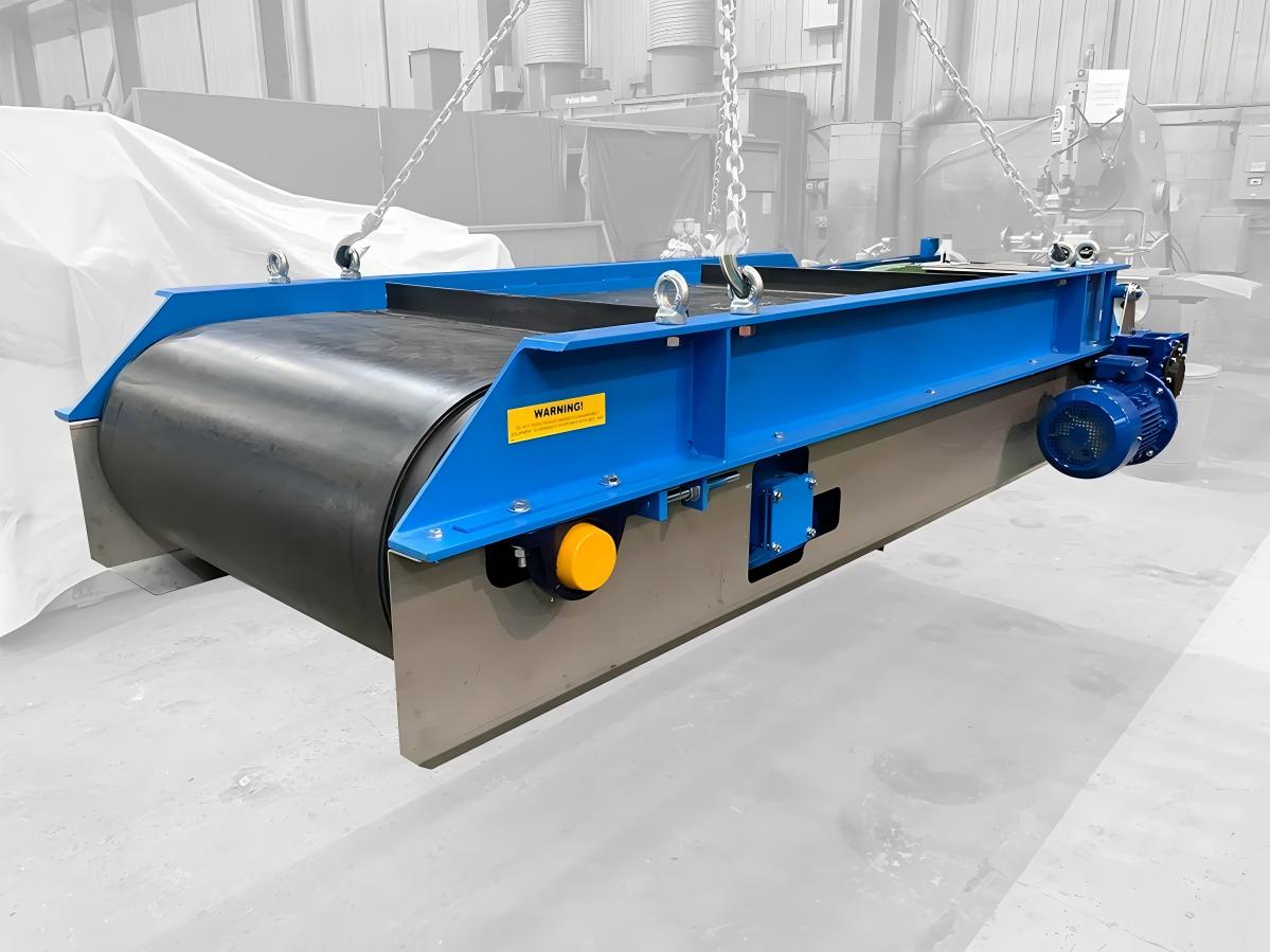 Self-Cleaning Cross Belt Electromagnetic Separator 5