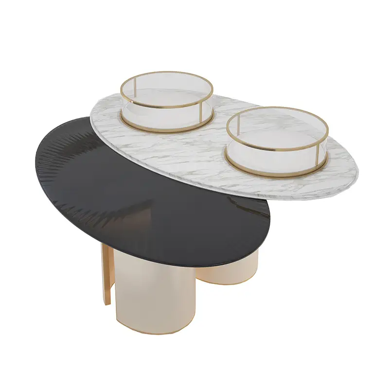 Comptoir d'exposition pour la vente en gros et au détail, finition mate moderne 1