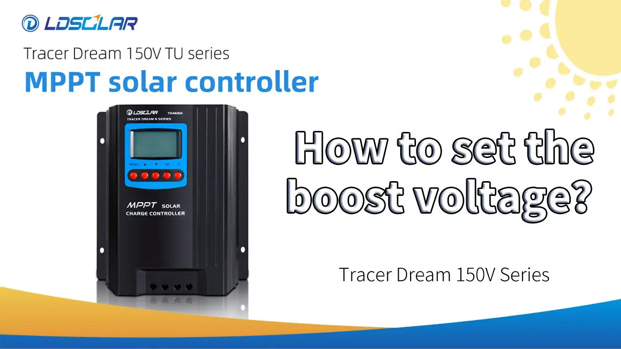 How to set the boost voltage？-TD150V 1