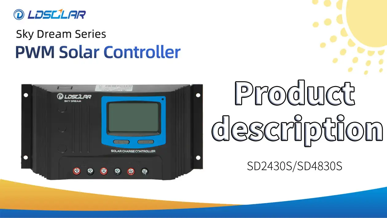 SD2430S PWM solar controller product description from ldsolar 1