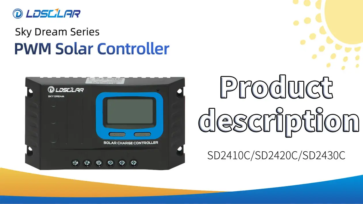 SD2410C PWM solar controller product description from ldsolar 1