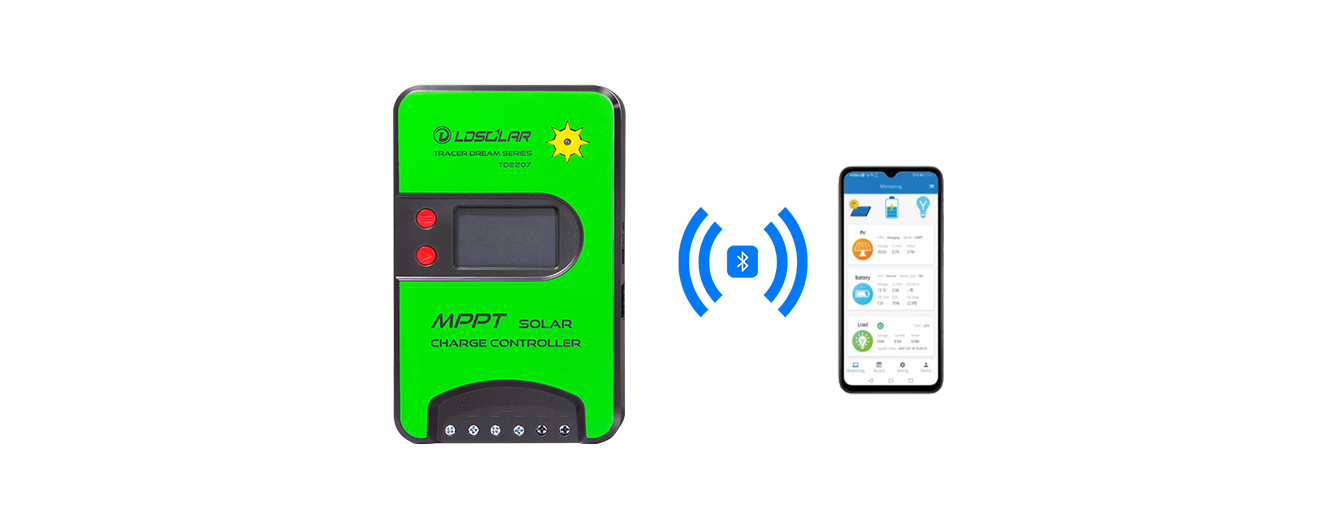 LDSOLAR TD75V series MPPT solar controller with built-in Bluetooth module introduction 7