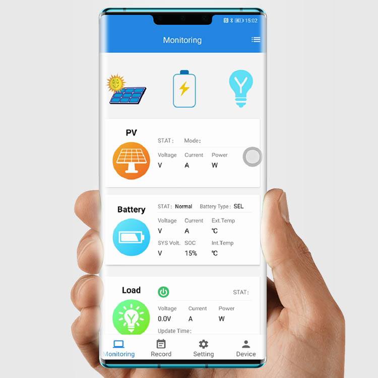 Introto TD4615TU MPPT60A Bluetooth operation guide ldsolar 10