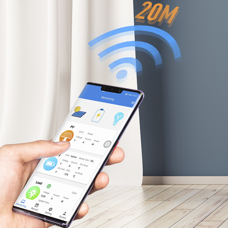 LDSOLAR TD75V series MPPT solar controller with built-in Bluetooth module introduction 4