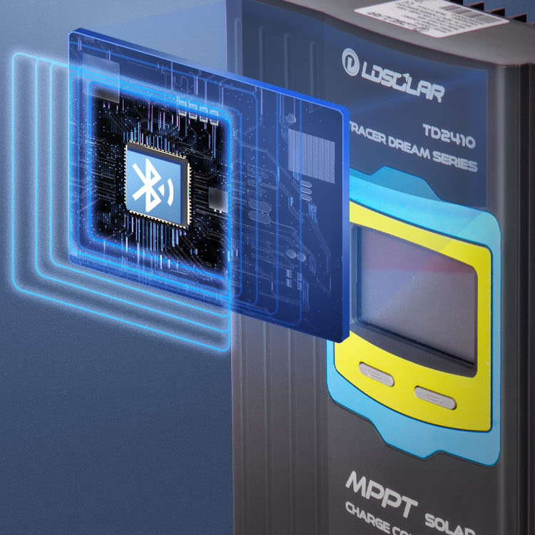 LDSOLAR TD100V MPPT solar controller built-in/ external bluetooth module introduction 3