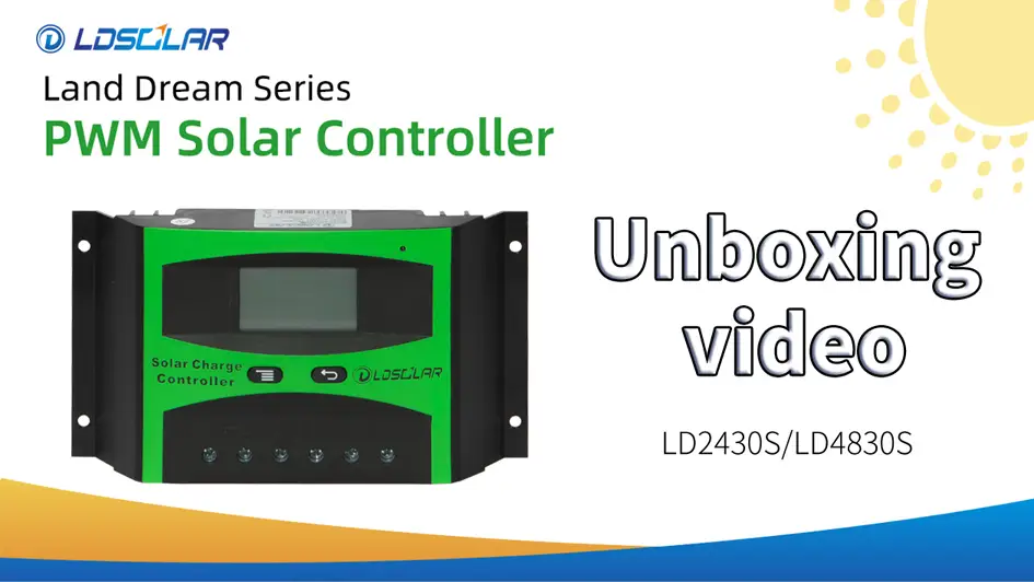 LD2430S solar regulator unboxing video from ldsolar-a professional solar controller maker 1