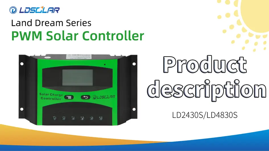LD2430S/LD 4830S PWM solar controller from ldsolar 1