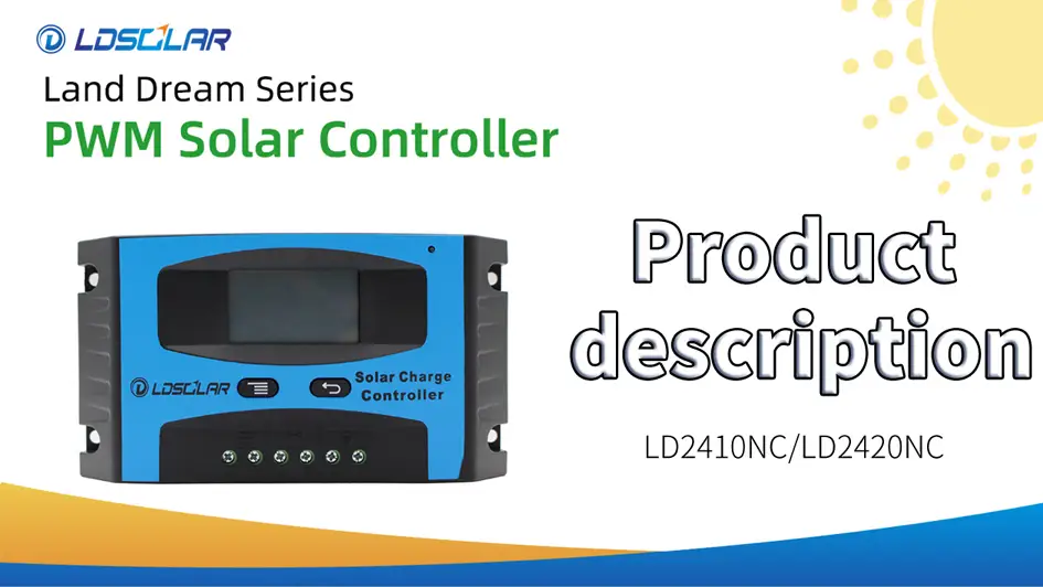 Customized LDSOLAR LD2410NC PWM solar controller manufacturers FromChina 1