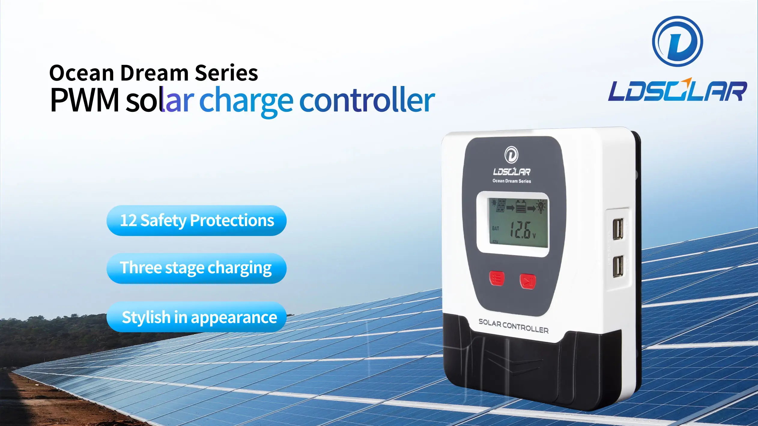 Ocean Dream series PWM solar charge controller1 1