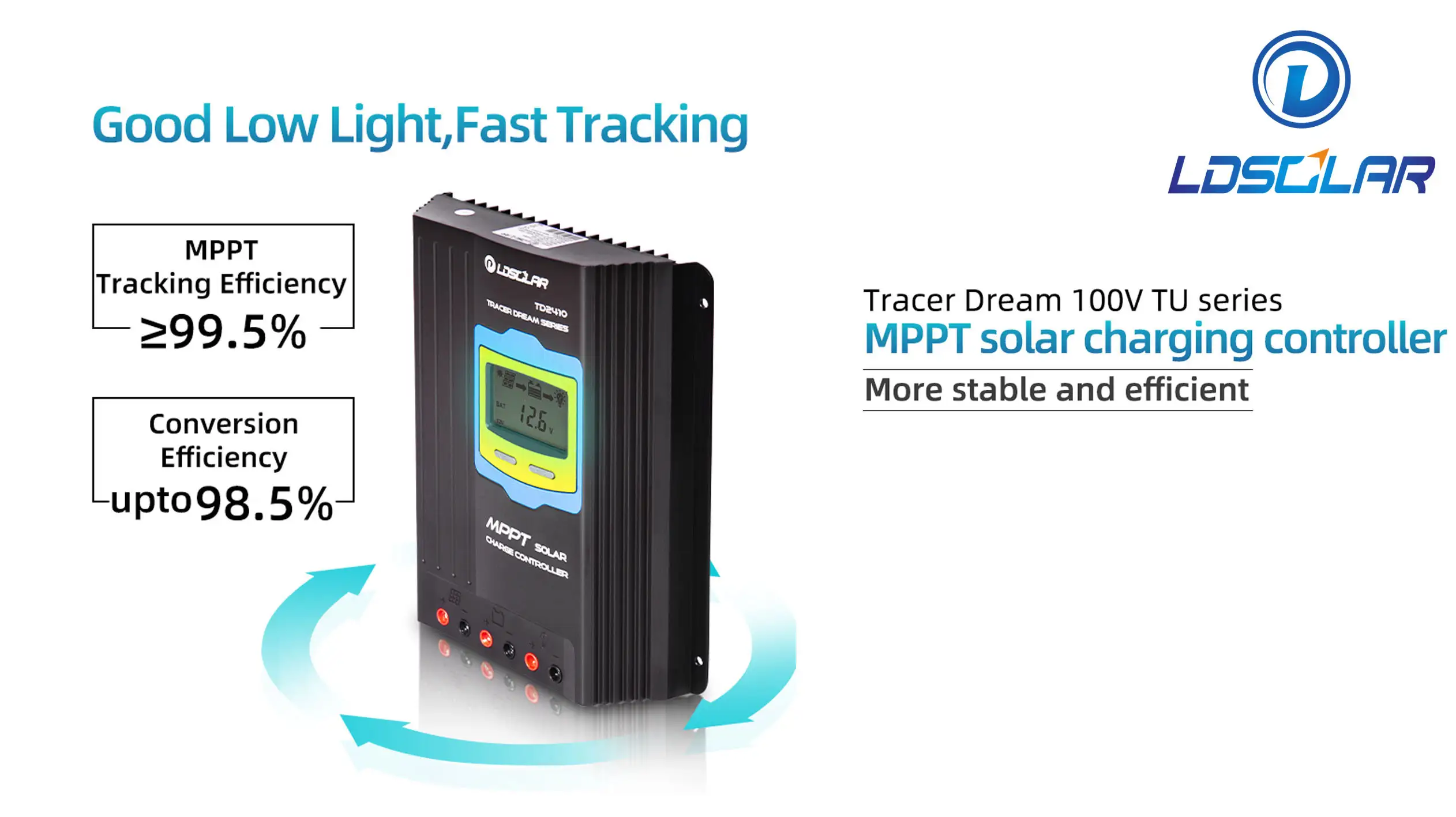 Tracer Dream 100V TU Series MPPT Solar Charge Controller 1