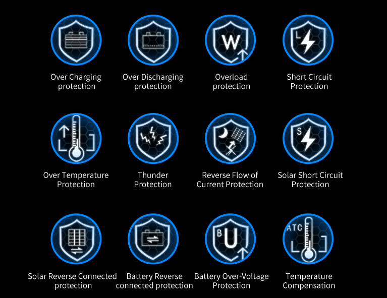 Ocean Dream series PWM solar charge controller2 8