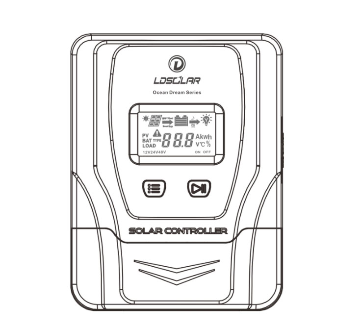 Ocean Dream series PWM solar charge controller2 16