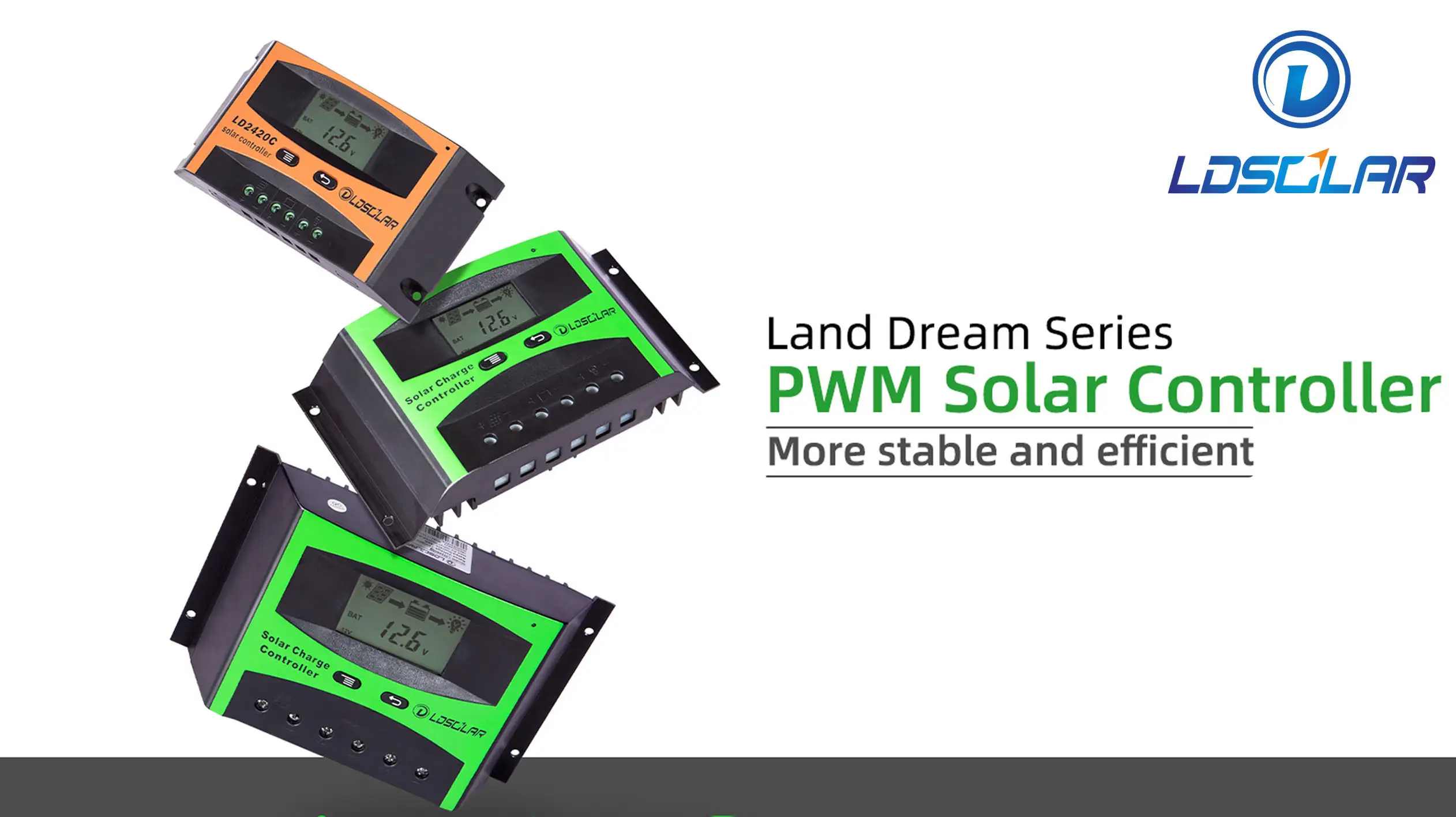 ldsolar 2021 Best Land Dream Series PWM Solar Charge Controller 1
