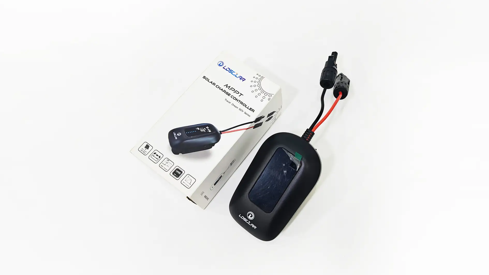 MPPT Solar Controller 10A Max.50V Solar Input Support lithium battery For RV 1