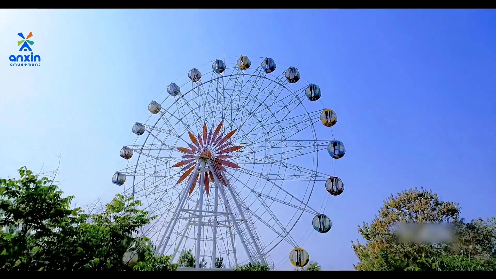 Outdoor Amusement Park Ferris Wheel Rides 49m 1