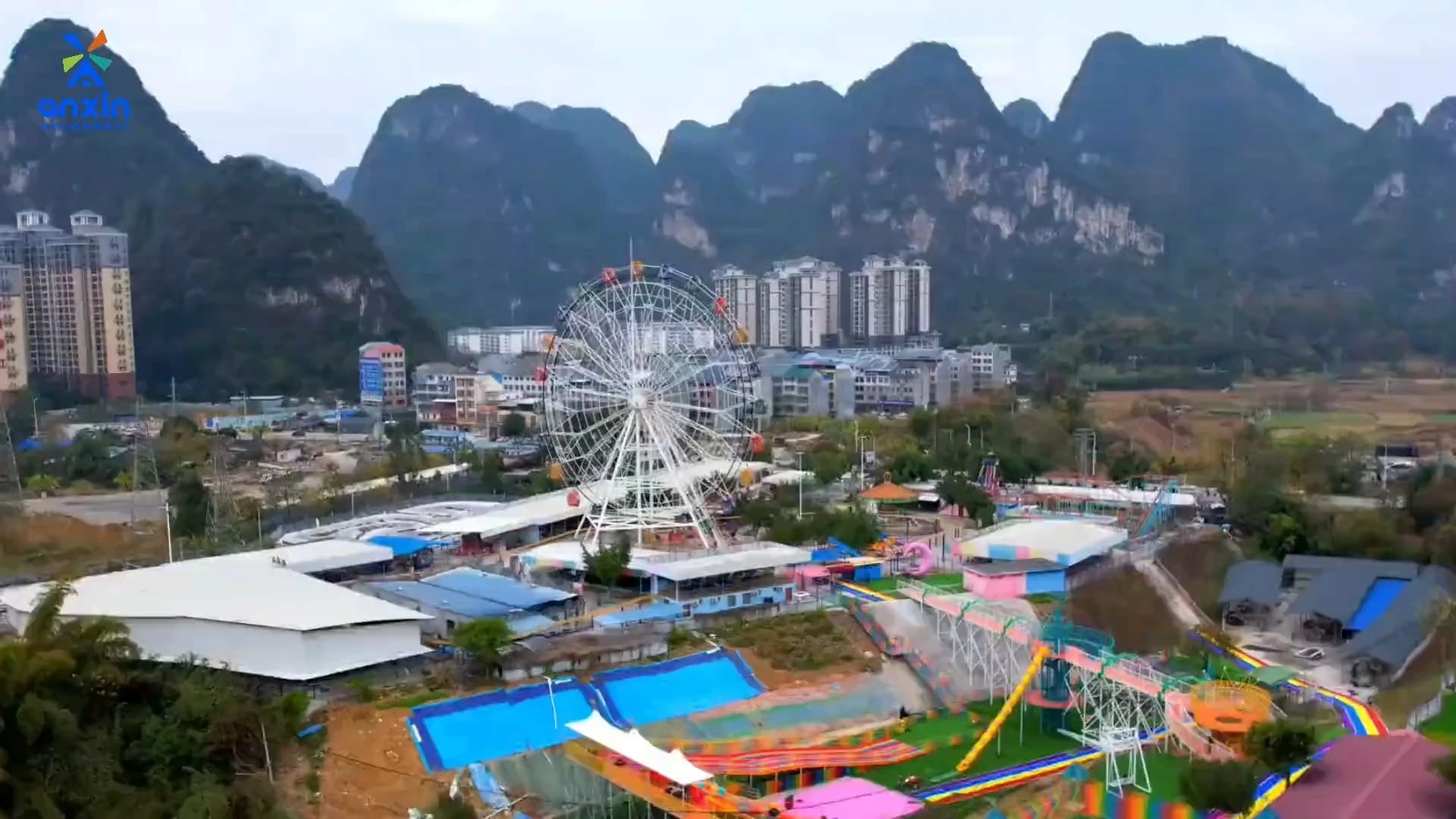 Outdoor Amusement Park Ferris Wheel Rides 42m 1