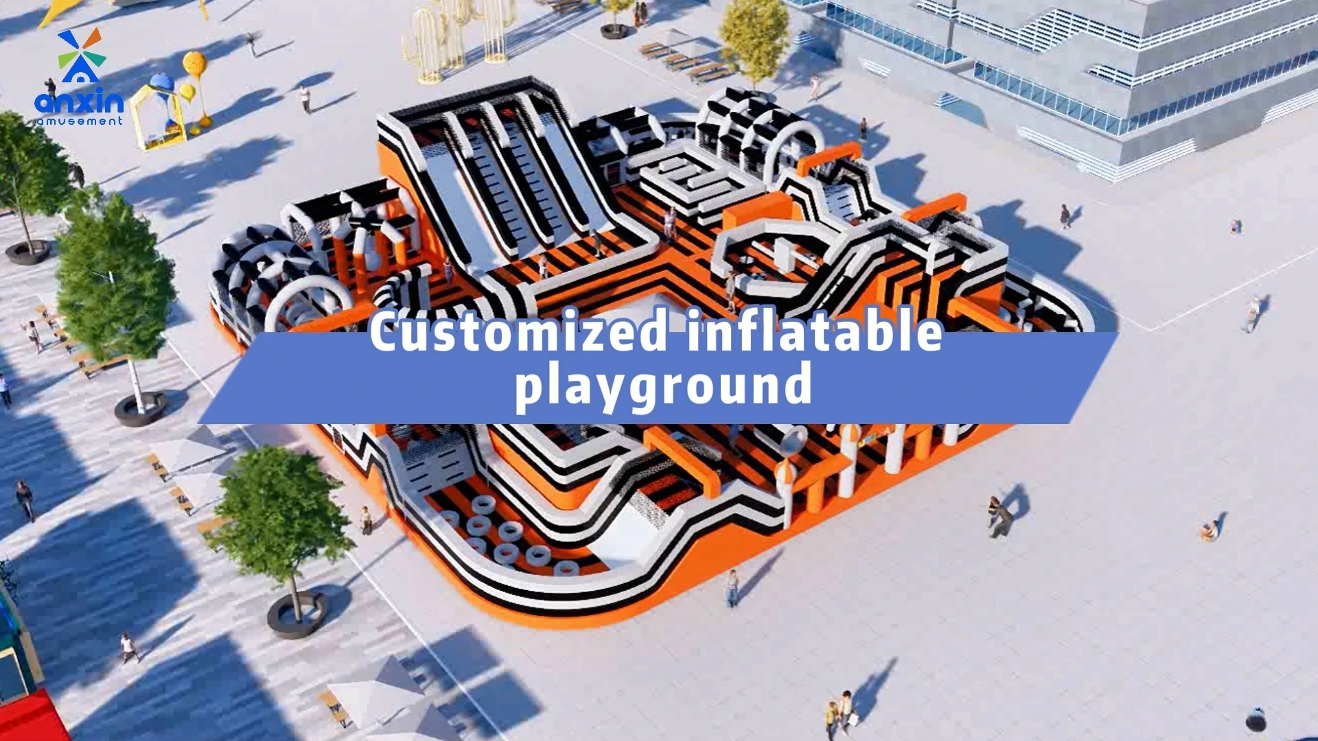Commercial Grade Custom Inflatable Playground 1