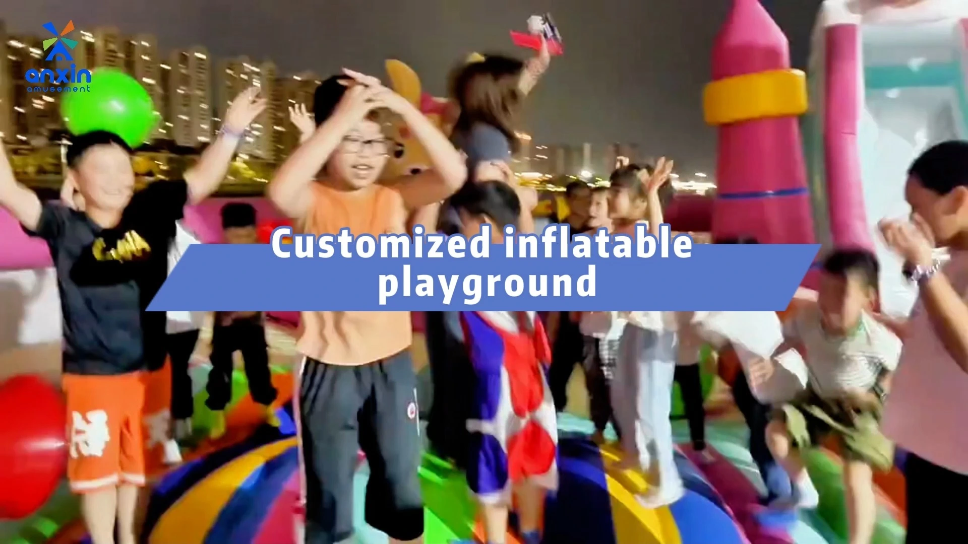Customized inflatable playground 1