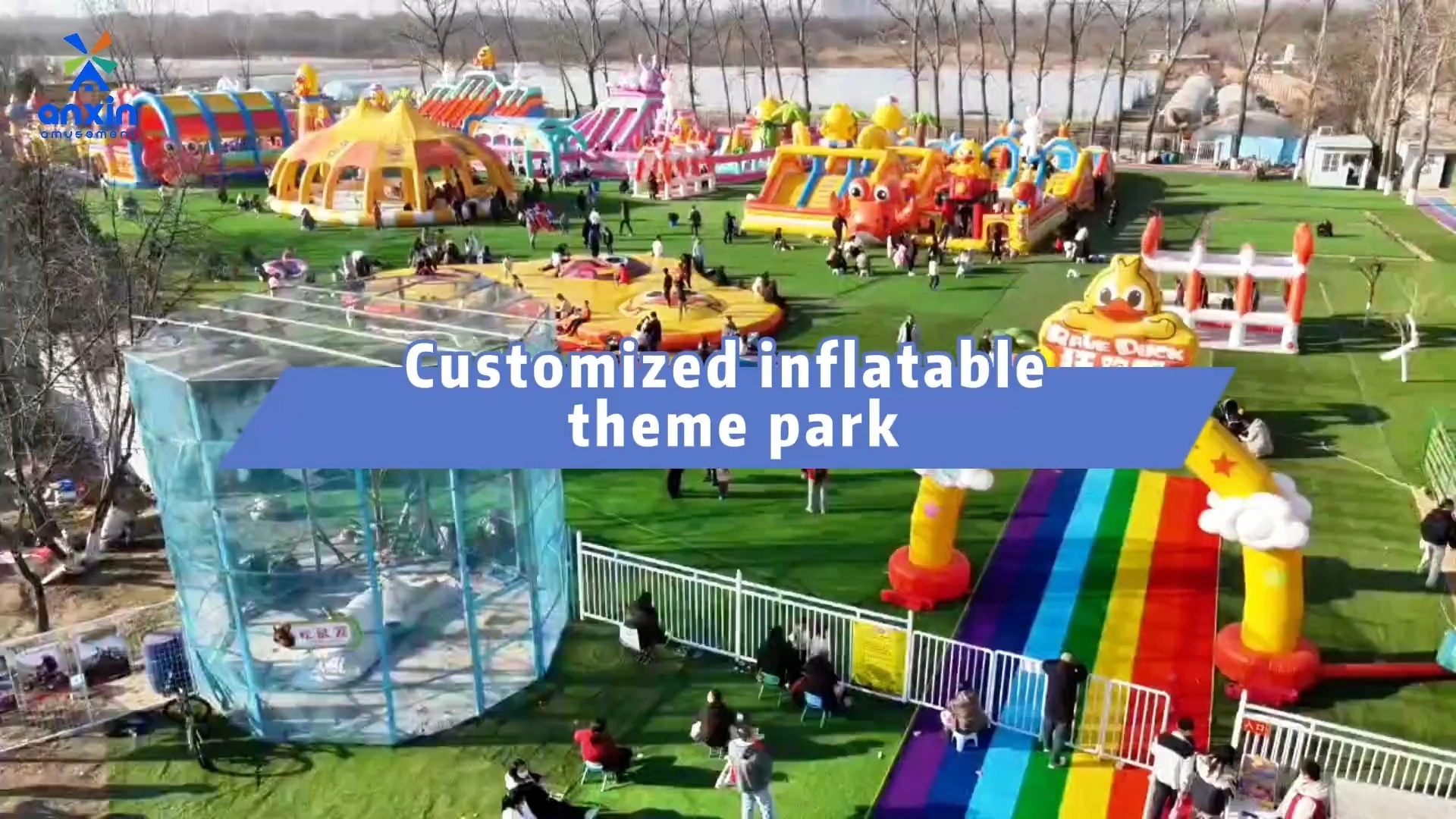 Customized inflatable theme park 1