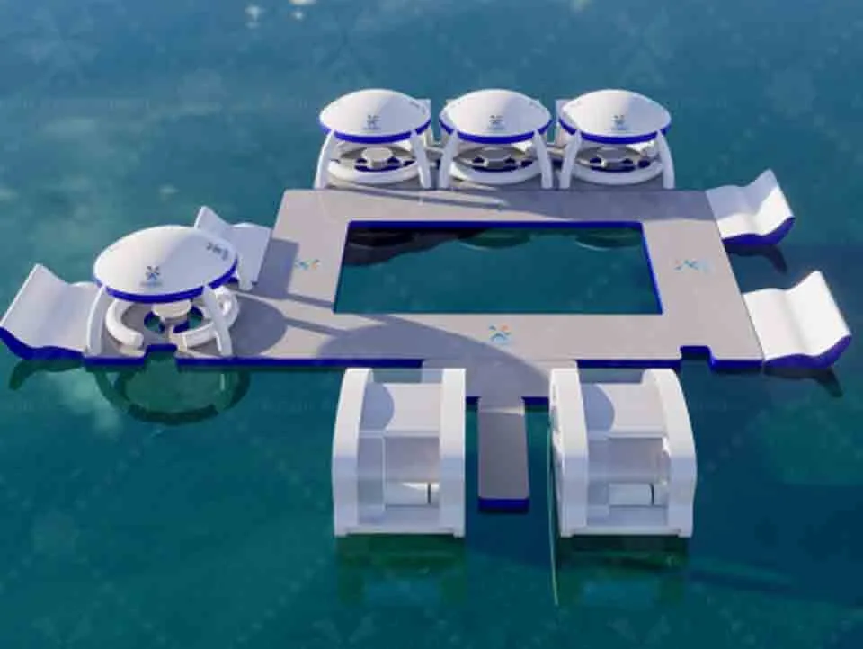 Mobile water entertainment restaurant 1