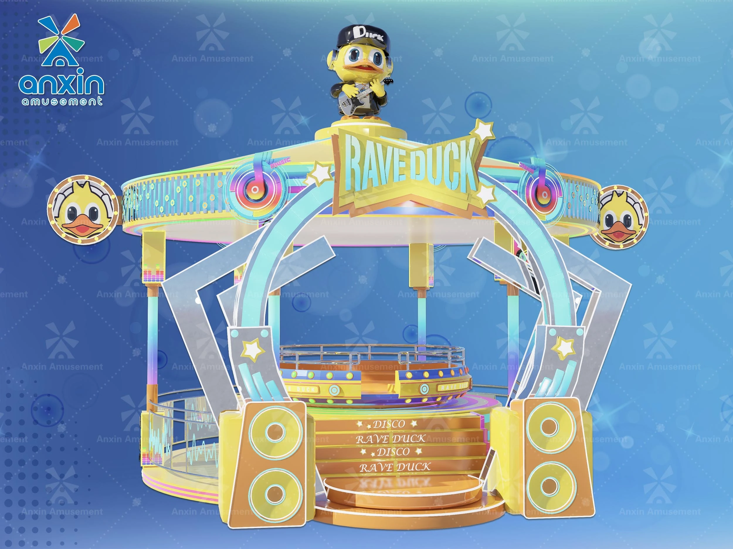 New amusement rides disco turntable Disco Tagada 1