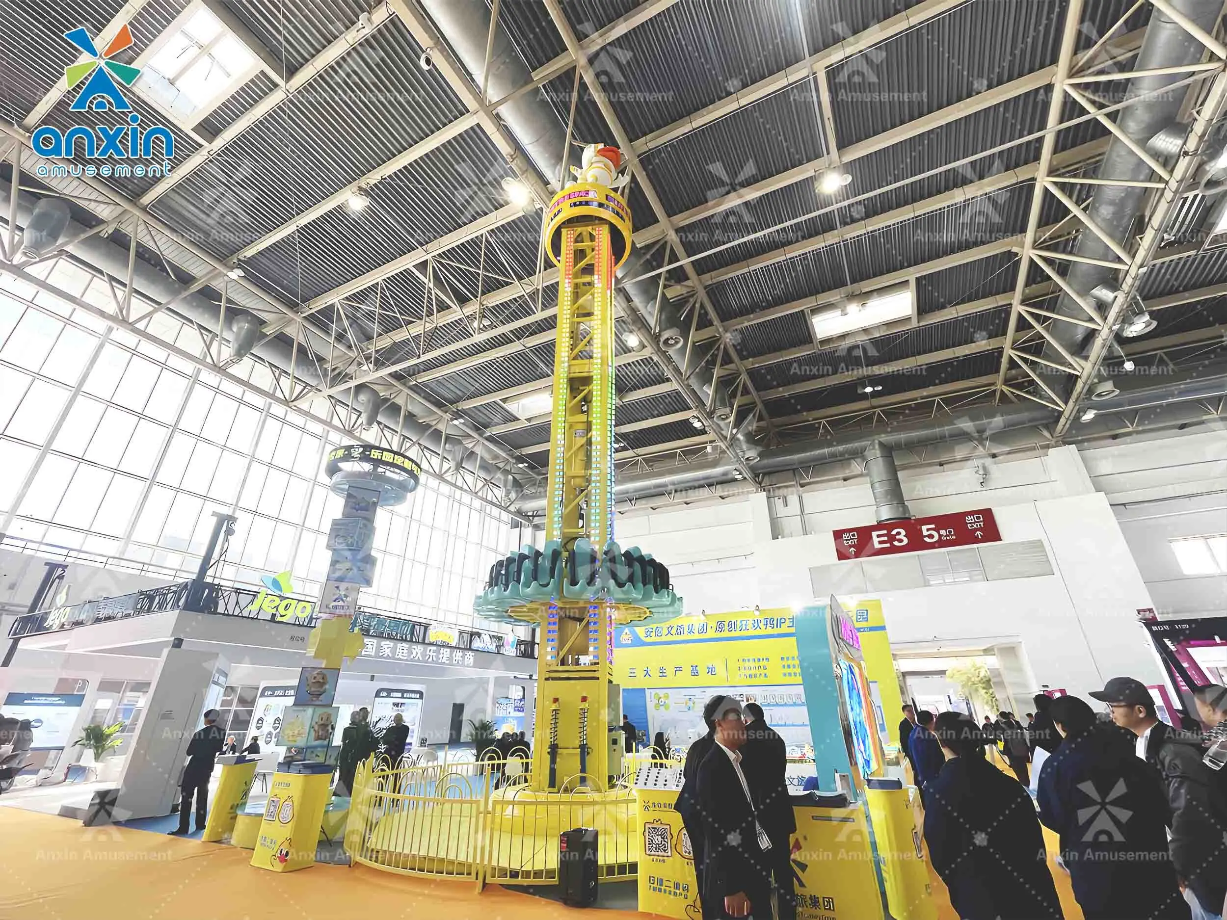 Amusement Parks Sky Drop Free Fall Drop Tower jumping machine rides 1
