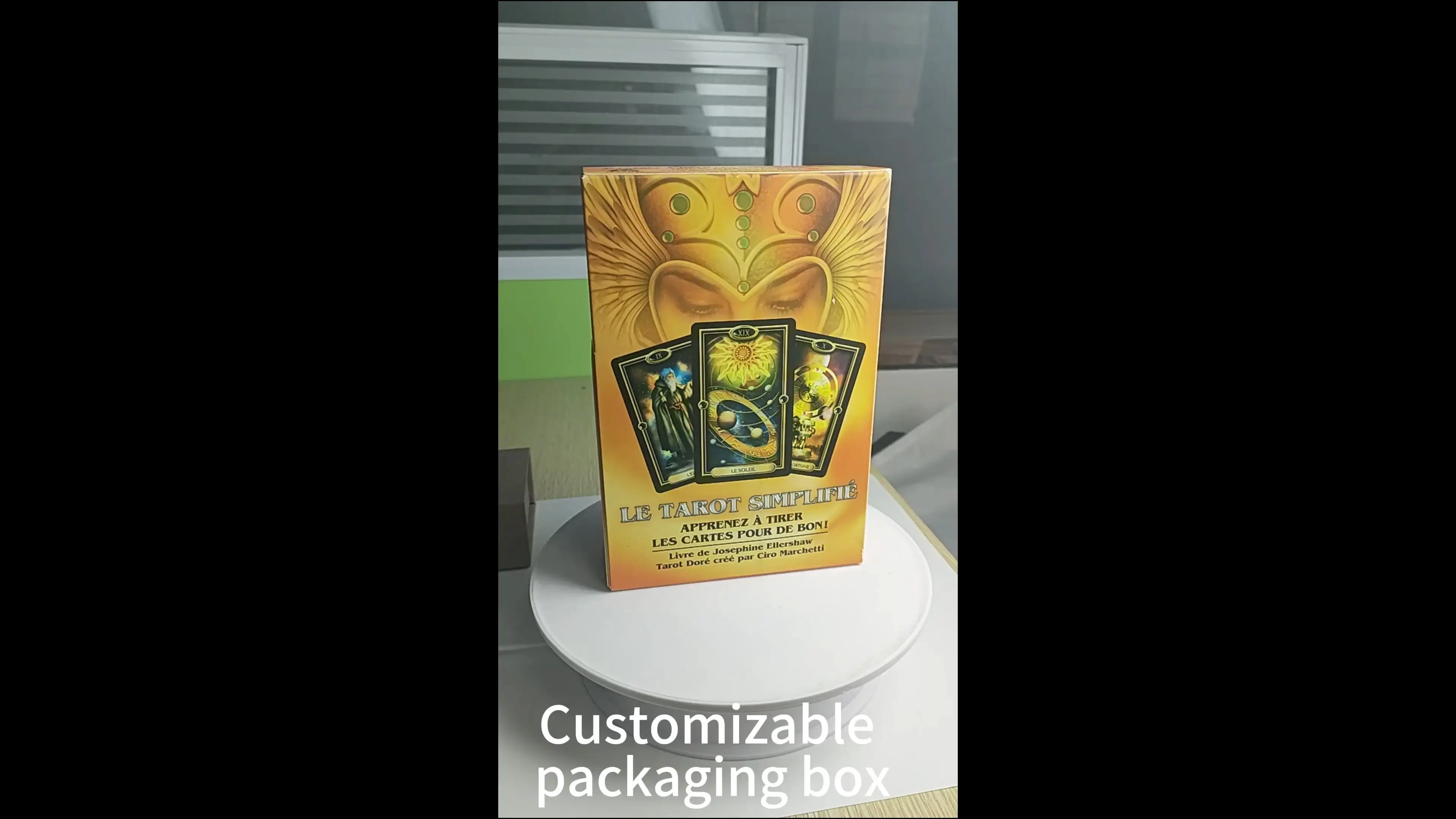 LE TAROT SIMPLIFE Custom Tarot Card Printing(Bring book是） 1
