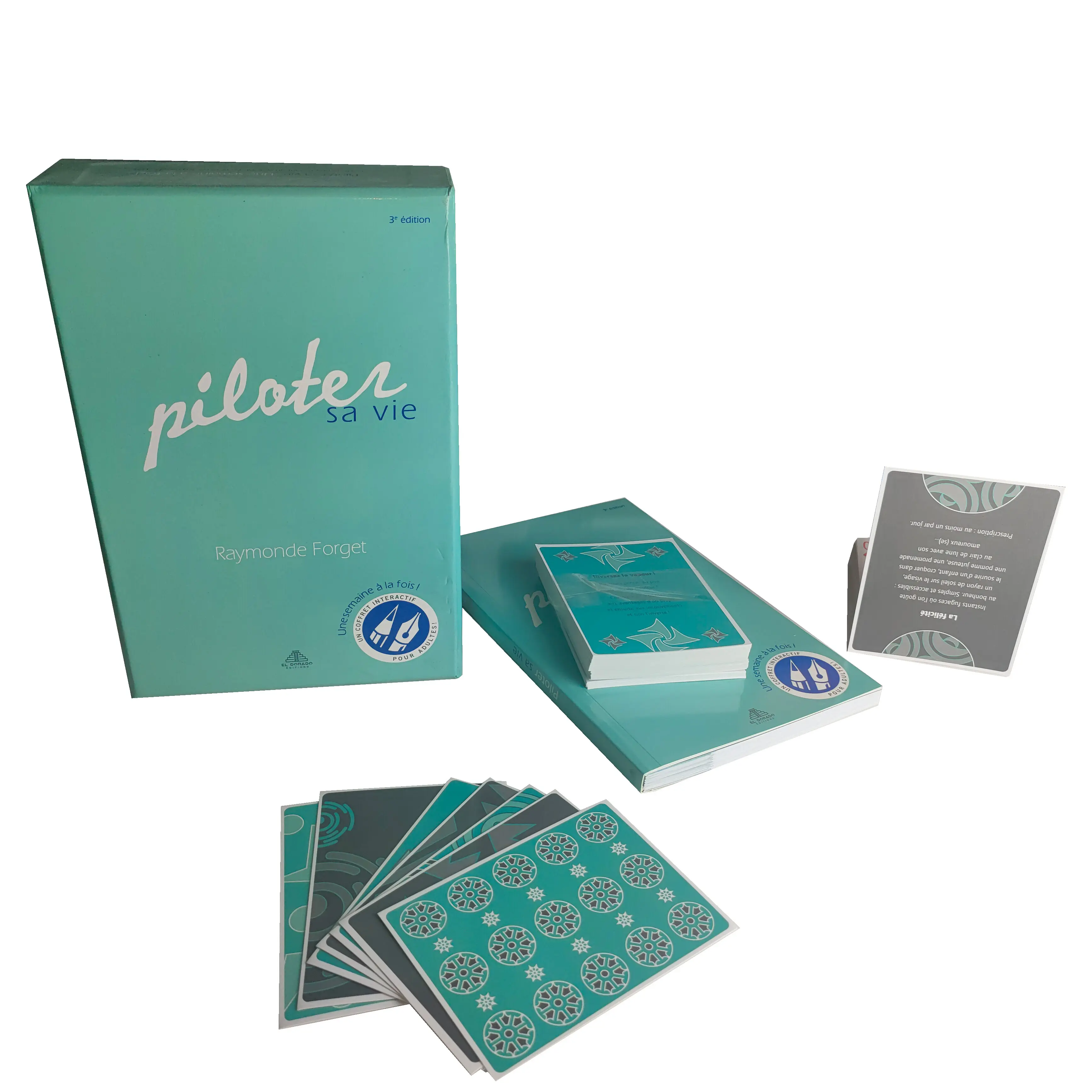 Chinesisches Pferd fliegt französisch angepasste Tarotkarten 1