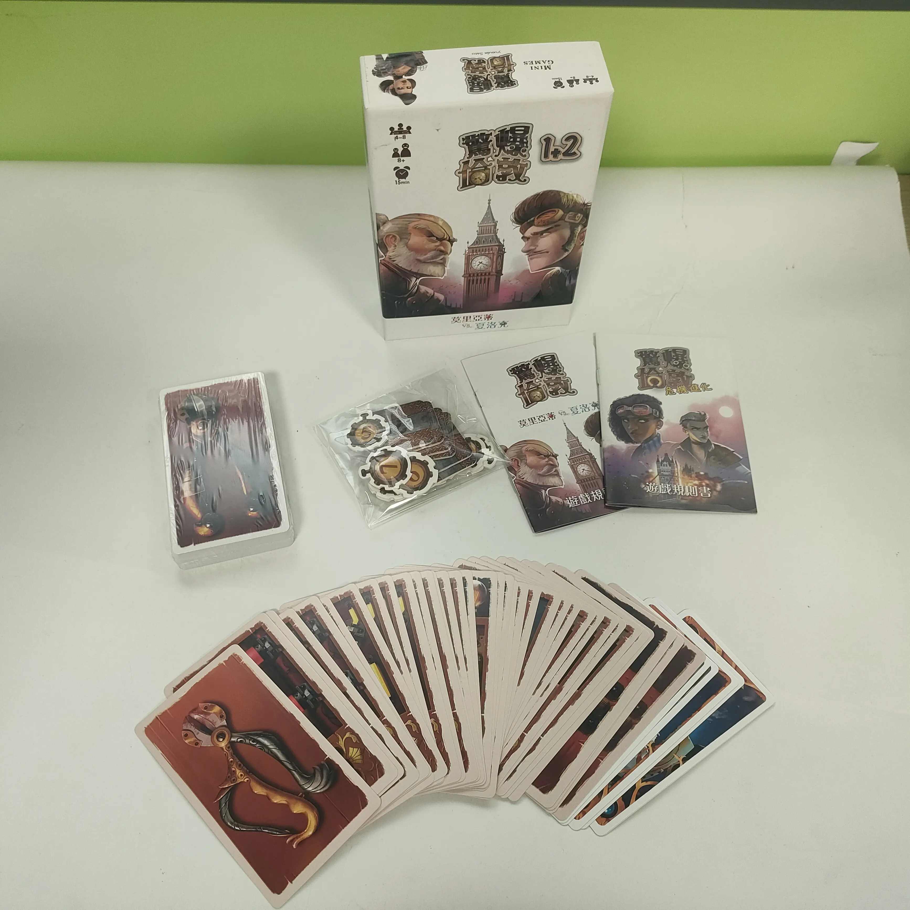 Shocking Heist 1 + 2: Juego de mesa de estrategia steampunk 1